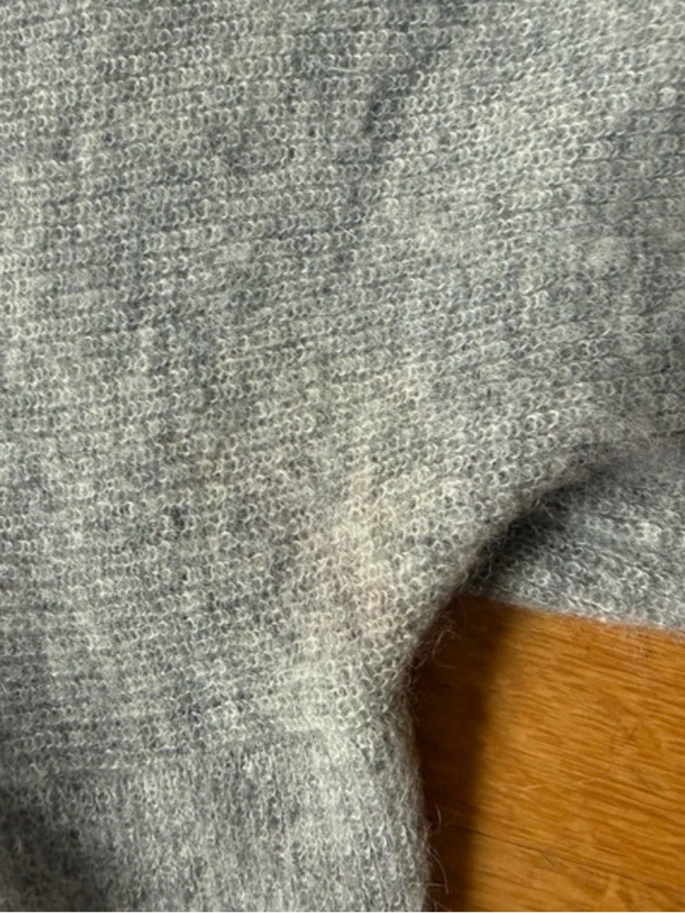 Sézane Gray Women's Button-Front Sweater Cardigan - Picture 3 of 4